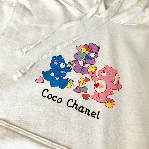 Mega Yacht | coco chanel care bears hoodie size S new without tags - Picture 2 of 5